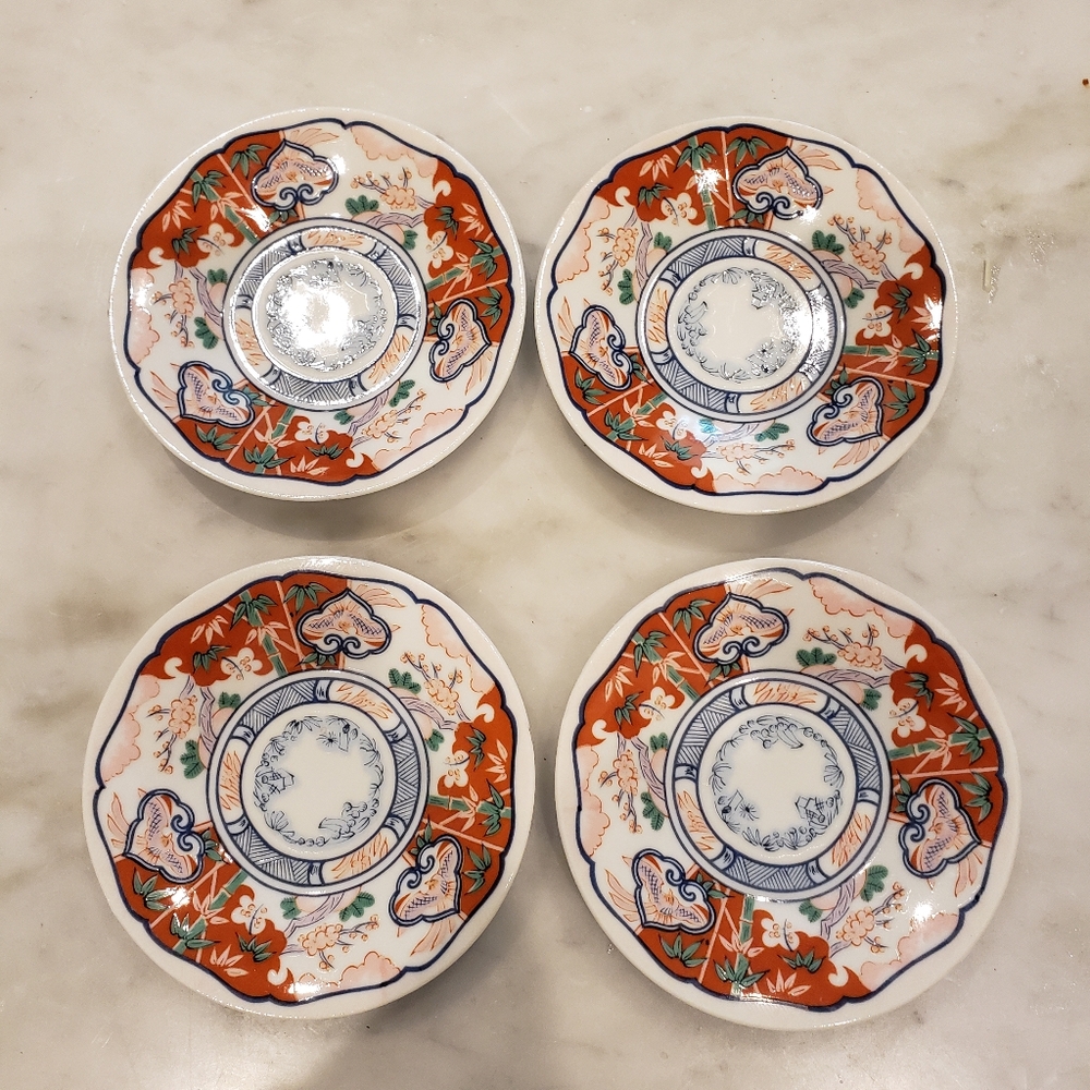 Georges Briard Small Dishes Saucers Porcelain PlatesSet of 4